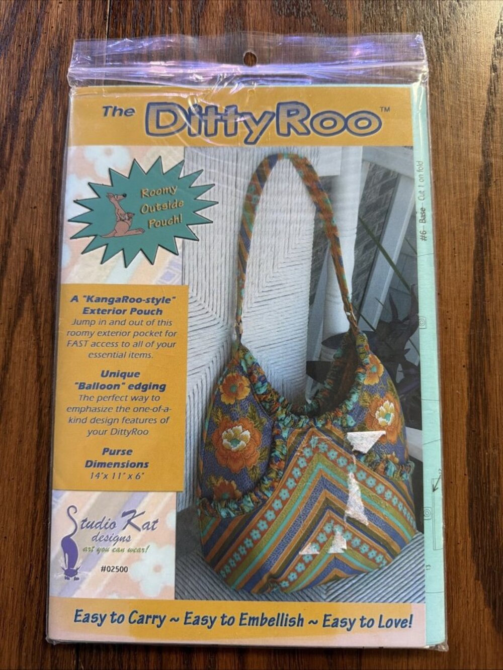 Sewing Pattern The Ditty Roo Purse Studio Kat Designs